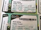 2 x Rick Astley Concert Tickets