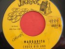 1959 R&B Rocker 45 CHUCK RIO & ORIGINALS Margarita—C'est La Vie JACKPOT 48016 VG