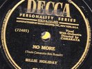 78-BLUES-BILLIE HOLIDAY-NO MORE/YOU BETTER GO NOW on DECCA