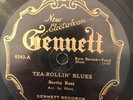 Gennett 6243 Bertha Ross TEA-ROLLIN' BLUES   78 rpm E/E- 1927 Birmingham Ala