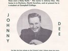 JOHNNY DEE ON COLONIAL -  PROMO   WITH PICTURE SLEEVE AND INSERT