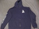 HAIL OF BULLETS of frost and war HOODED ZIP SWEATER GOREFEST PESTILENCE ASPHYX