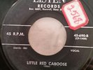 Rare Rockabilly 45 Al Sims STARDAY CUSTOM   Little Red Caboose