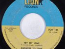 Sweet Soul 45 ANSWERS TO LOVE Try My Love LION HEAR