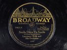 78 RPM -- Lawrence Welk and His Orchestra, Broadway 1462, E-V+  Jazz