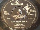 THE ACTION Baby You've Got It /Since I Lost My Baby UK Parlophone 1966