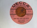 JEAN CARTER That Boy Ain't no Good 45 DECCA northern soul promo VG plays well