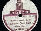 HAMIYET YUCESES Bakmiyor cesmi siyah / Koparan sinemi 78rpm Turkish Folk