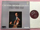 JANOS STARKER Chopin Mendelssohn Cello ORIG Philips SAL 3460 UK-1963 LP NM