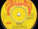 60s Skinhead Reggae DERRICK MORGAN moon hop 1969 UK Pama Crab 7