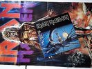 IRON MAIDEN FREE POSTER and FEAR OF THE DARK RARE DOUBLE LP F/O COVER BR 1992