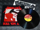 Metallica 'Kill 'Em All' 1st Press UK 1983 Original LP MFN 7 + Lyrics Inner Rare