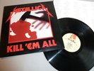 METALLICA - KILL EM ALL - MUSIC FOR NATIONS MFN 7- LYRICS INSERT-TOP
