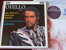 DECCA SET 209-11 ED 1 VERDI OTELLO 3-LP DEL MONACO KARAJAN (1962) EX++ ENGLAND