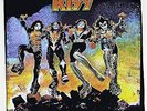 Kiss Destroyer Rare Vintage 80's Large Patch Printed Backpatch 301mm x 359mm