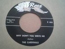 DOOWOP 1963 The Cardinals Why Don't You Write Me Rose