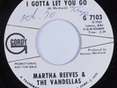 Northern Soul 45 MARTHA REEVES & VANDELLAS Gotta Let You...GORDY HEAR VG++ promo