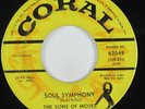 Northern Soul 45 SONS OF MOSES Soul Symphony CORAL HEAR