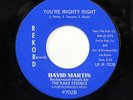 DAVID MARTIN & RARE ESSENCE-YOU'RE MIGHTY RIGHT ON REKORD 70S DEEP SOUL 45-N