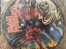 iron maiden  number of the beast  harvest seax 12215  original uk picture disc