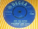 SCREAMING LORD SUTCH Jack The Ripper UK 1963 Original DECCA F 11598 VG RGM MEEK