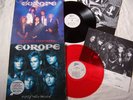 EUROPE ALBUMS X 2 -  FINAL COUNTDOWN + INSERT / OUT OF THIS WORLD RED VINYL   EX