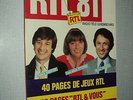 ALMANACH RTL 1981 RADIO TELE-LUXEMBOURG JACQUES DUFILHO RENAUD DESCRIERES CALFAN