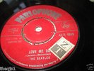 Beatles Love Me Do.Orig UK Parlophone  red label 7inch 45 V/G plus condition.