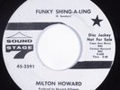 Funk 45 MILTON HOWARD Funky Shing-A-Ling SOUND STAGE 7 VG++/VG+ promo HEAR