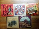 5 Grateful Dead Lp's- Wake Of The Flood, Workingmans Dead, Vintage Dead,
