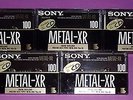 SONY METAL XR 100. RARE 5 AUDIO CASSETTE TAPE BLANK SIGILLATE