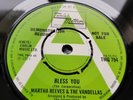 MARTHA REEVES & THE VANDELLAS - BLESS YOU - 1971 UK TAMLA  NM DEMO TMG 794