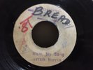 DERRICK HARRIOTT/HUM MY SONG DERRICK'S BLANK BOSS REGGAE 45