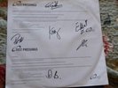 THE VIBRATORS.  Signed TEST PRESSING VINYL. past, present and into the futur