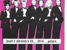BELLE STARS used ticket - Jeudi 1 Décembre 83 - PARIS - PALACE