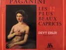 PAGANINI, 12 PLUS BEAUX CAPRICES, DEVY ERLIH, DISQUES ADÈS, 13025, NEAR MINT