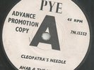 KILLER GARAGE SURF AHAB & THE WAILERS Cleopatra's Needle 1963 UK Pye DEMO 45
