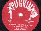 78-DOO-WOP-G CLEFS-'CAUSE YOU'RE MINE/WRITE WHILE I'M AWAY on PILGRIM-
