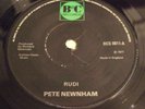 PETE NEWNHAM - RARE 1977 UK PUNK 45 - RUDI / OUTSIDE MY WINDOW