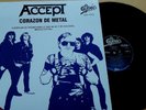 Accept-Metal Heart- Mexico  LP PROMO RADIO STATION Unique cover EPIC