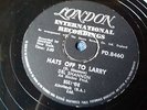 DEL SHANNON , RARE SOUTH AFRICA PRESS , HATS OFF TO LARRY