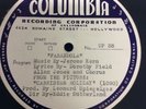 COLUMBIA 78 Rpm Record One Night In The Tropics ALLAN JONES Colored Vinyl