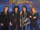 ACE FREHLEY Frehley's Comet LP NM- MEGAFORCE   SIGNED BY ACE & BAND