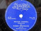 ROBERT NIGHTHAWK-MAGGIE CAMPBELL /THE MOON IS RISING ON STATES RARE BLUES 78RPM