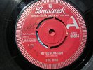 Demo A Sample The Who 1965 My Generation Red Label Brunswick 05944 VG Mod 45
