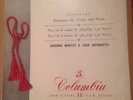 33cx 1359 Johanna Martzy & Jean Antonietti Schubert Sonatinas  Violin & Piano