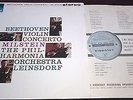 Milstein Beethoven Violin Concerto LP Columbia SAX 2508 B/S Leinsdorf UK ED1 NM