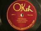78: OKEH 4809 -GEORGE THOMAS / HENRY LANGE  - THE ROCKS  / CHOPIANO  E+