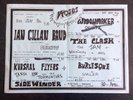The Clash Jam Buzzcocks City Hall St Albans 1977  ORIGINAL Flyer Punk