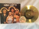 ABBA LIVE '77 Australia gold flexi disc with pic sleeve 7